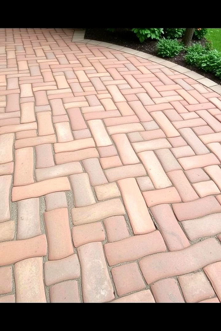 Vintage Brick Inspirations - 22 herringbone brick patio designs