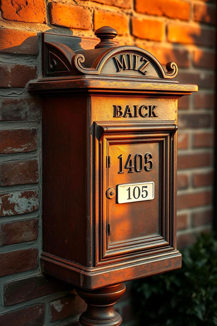 Vintage Brick Mailbox Revival - 22 Brick Mailbox Ideas