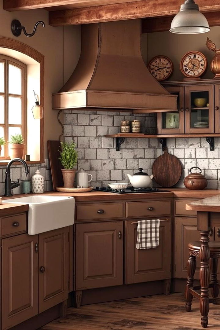 Vintage Brown Palette - 22 Brown Kitchen Ideas