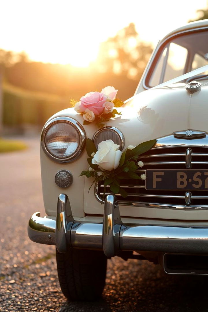 Vintage Car Departure - 22 Wedding Send-off Ideas
