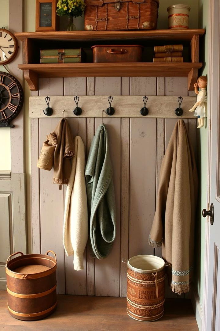 Vintage Charm Coat Closet - 22 Coat Closet Ideas