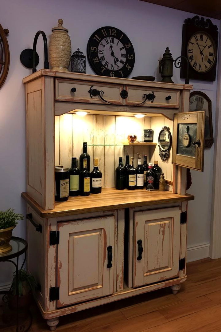 Vintage Charm Mini Bar - 22 Mini Bar Ideas