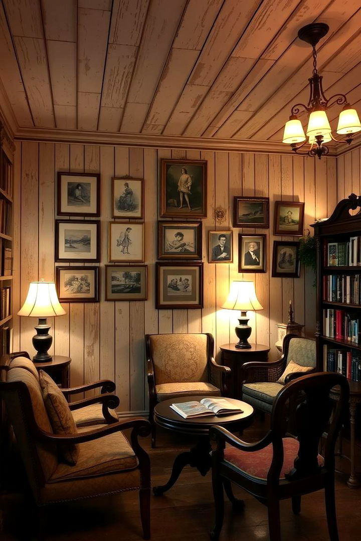 Vintage Charm Reading Area - 22 kids reading nook ideas