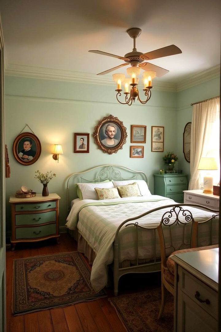 Vintage Charm Revival - 22 Light Green Bedroom Ideas