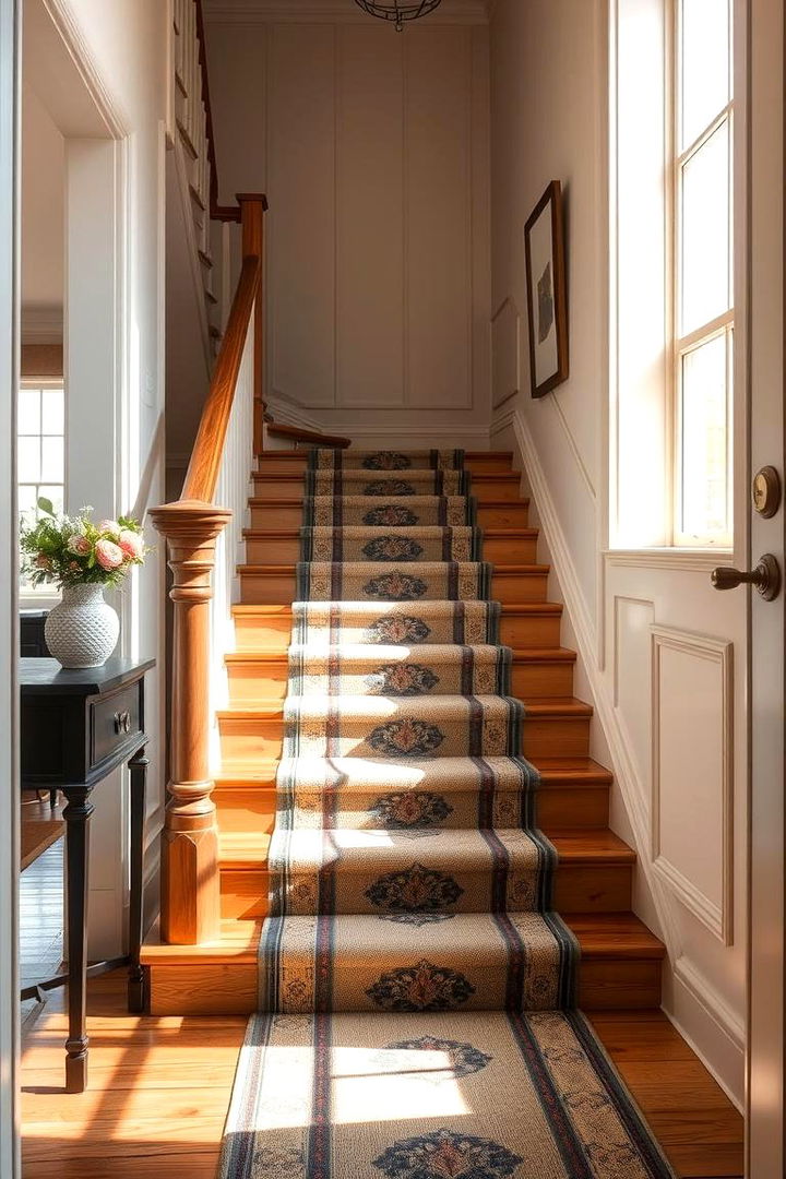 Vintage Charm Revival - 22 Stair Runner Ideas