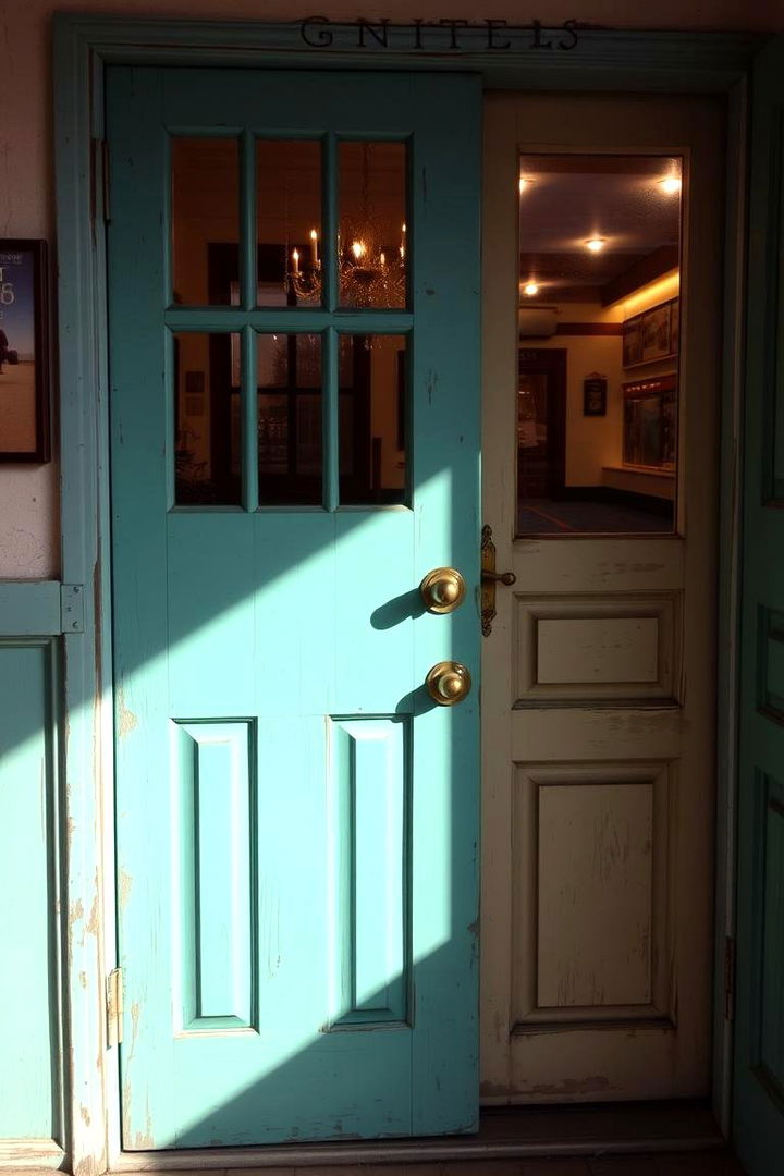 Vintage Charm Revival - 22 Turquoise Front Door Ideas