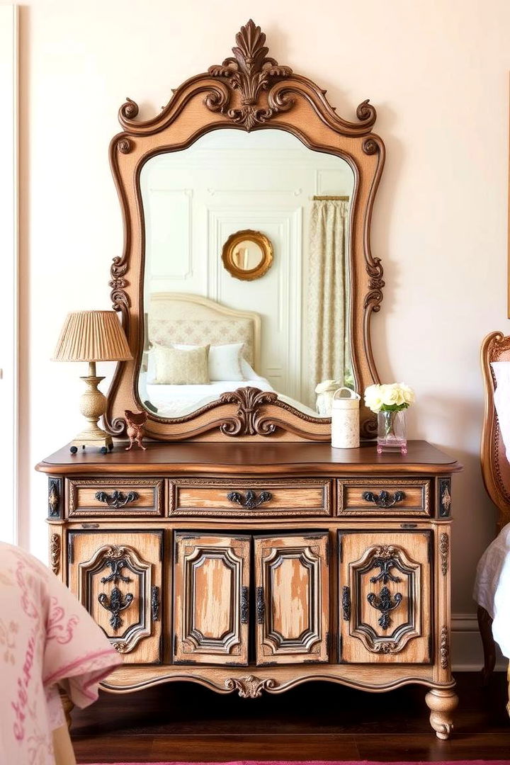 Vintage Charm Vanity - 22 Bedroom Vanity Ideas