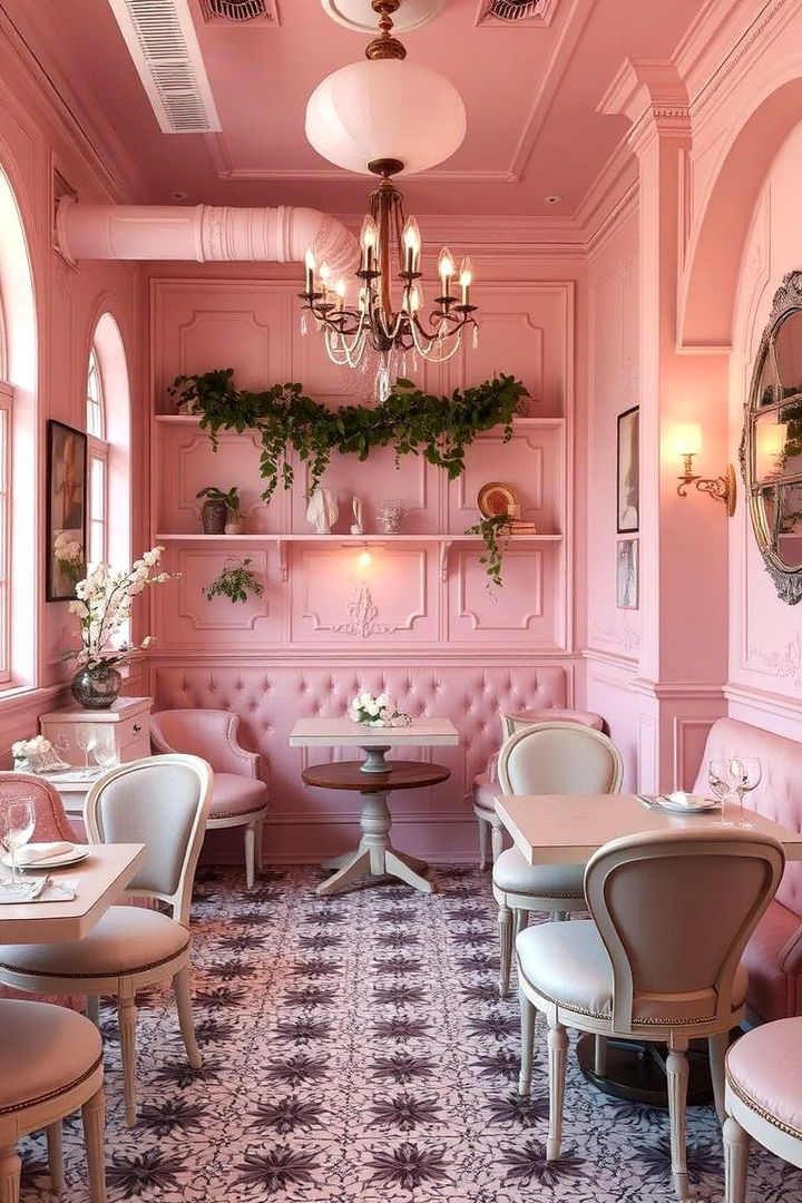 Vintage Charm and Modern Flair - 22 Pink and Grey Living Room Ideas