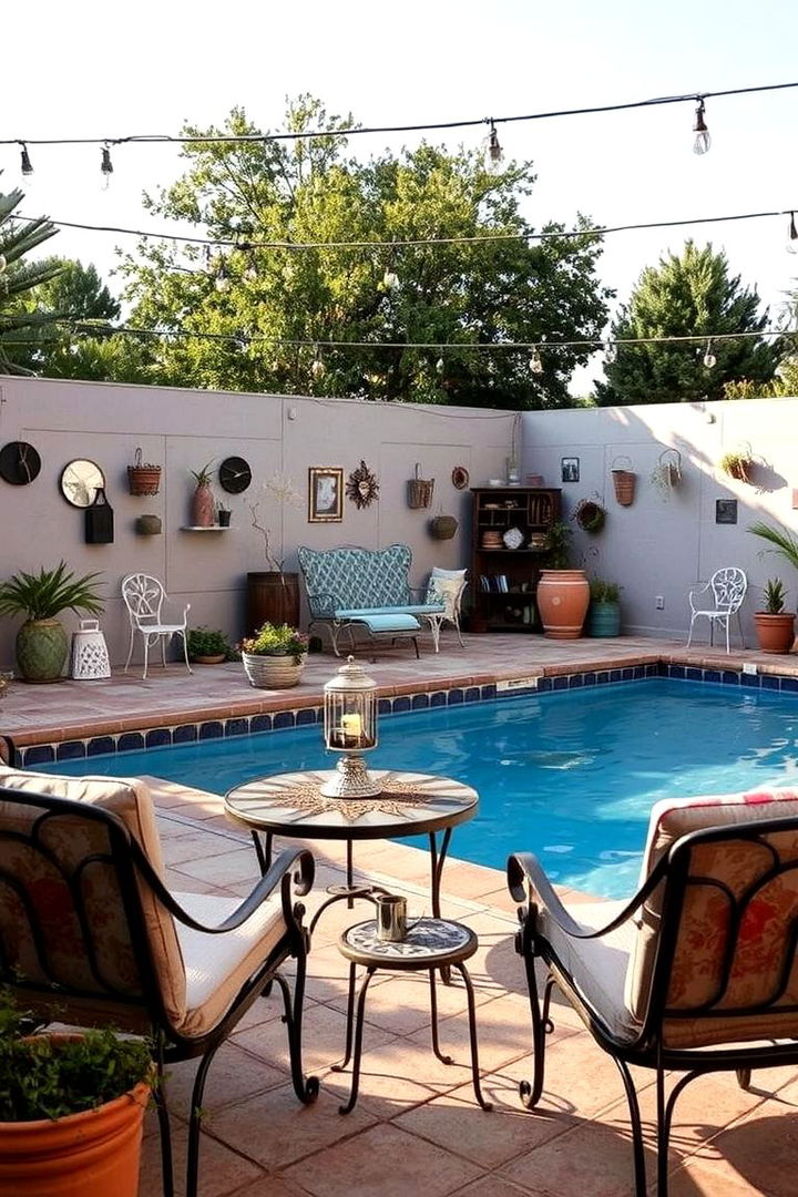 Vintage Charm and Retro Decor - 22 Pool Decor Ideas