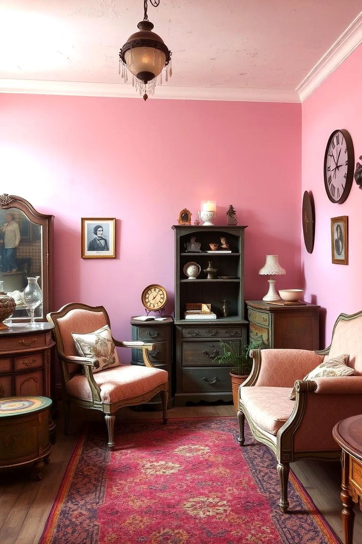 Vintage Charm in Pink Hues - 22 Pink Bedroom Ideas