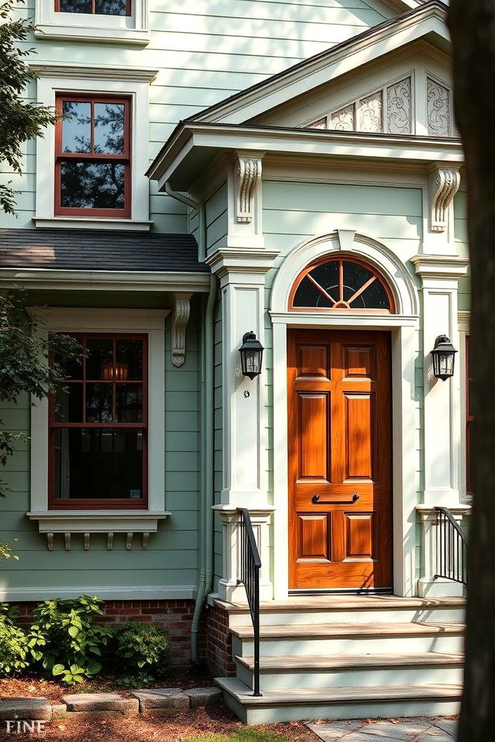Vintage Charm with Light Green - 22 Light Green House Exterior Ideas