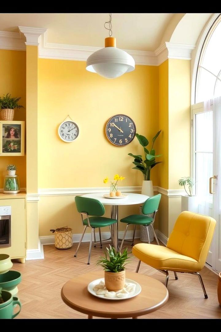 Vintage Charm with Yellow Tones - 22 Yellow and Green Bathroom Ideas