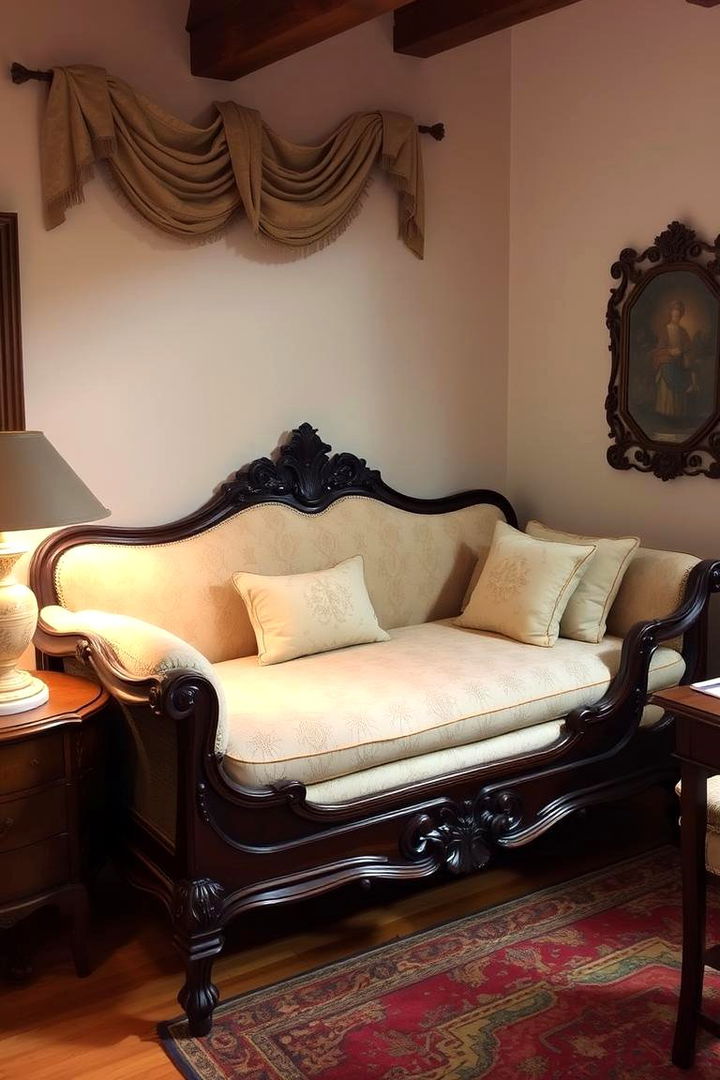 Vintage Chic Daybed - 22 Daybed Ideas for Small Spaces