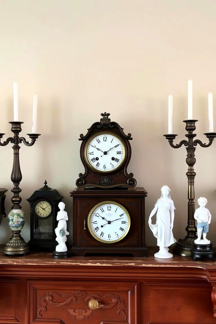 Vintage Chic Elements - 22 Spring Mantel Decor Ideas