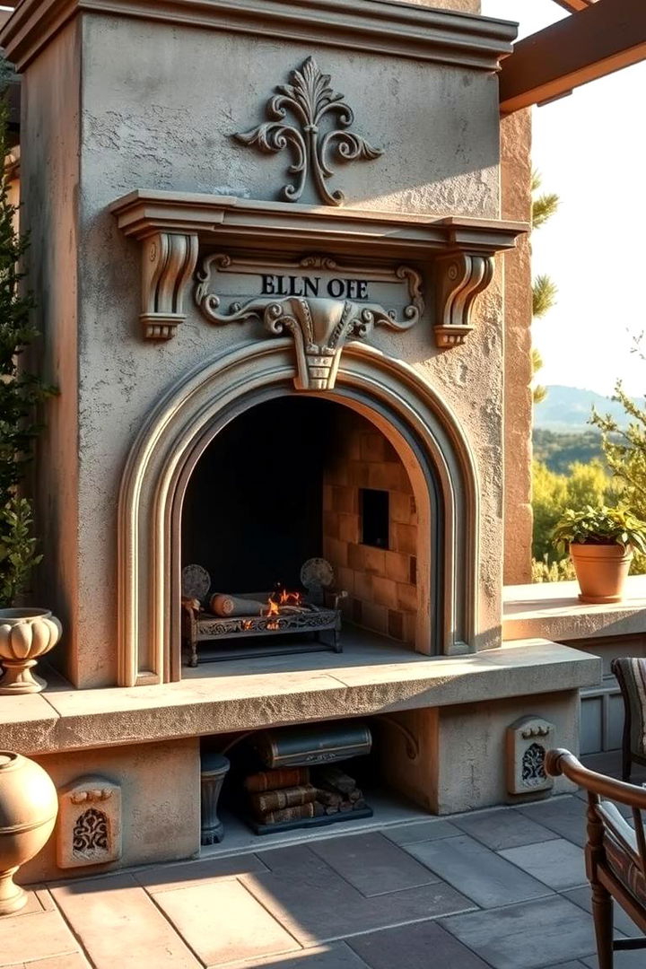 Vintage Chic Hearth - 22 Porch Fireplace Ideas