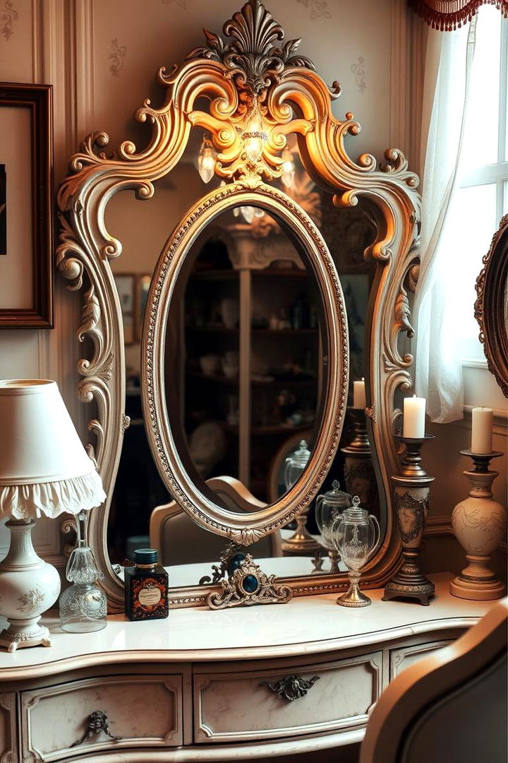 Vintage Chic Vanity - 22 Makeup Vanity Ideas