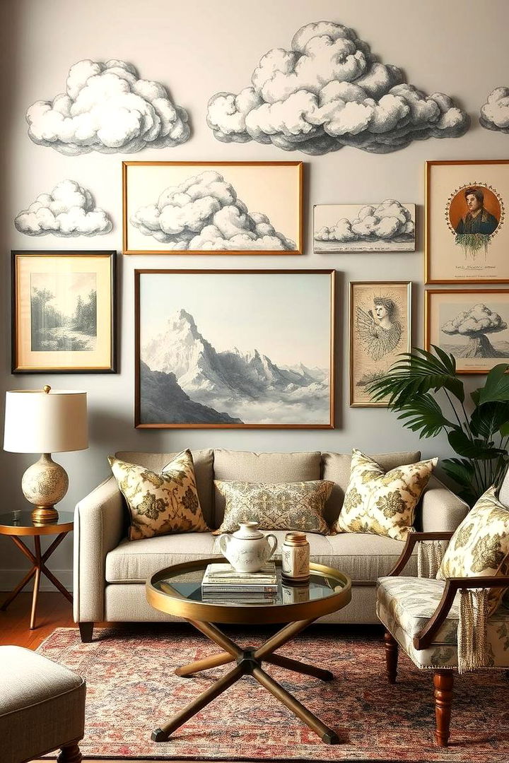 Vintage Cloud Designs with Modern Flair - 22 Cloud Themed Bedroom Ideas