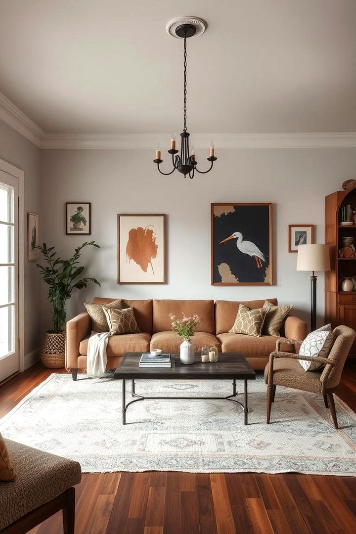 Vintage Color Splashes - 22 Colorful Living Room Ideas