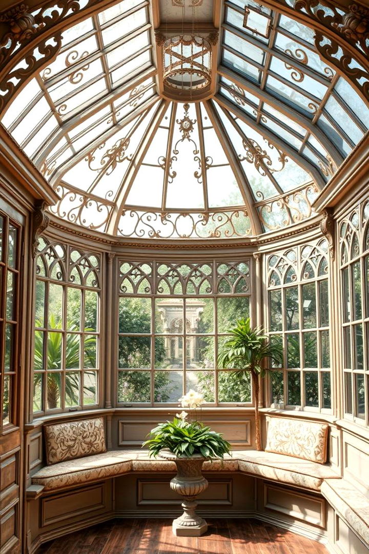 Vintage Conservatory - 22 Corner Greenhouse Ideas
