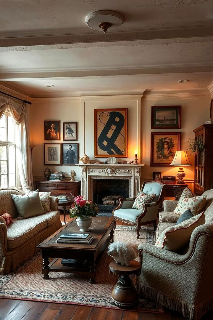 Vintage Cream Revival - 22 Cream Living Room Ideas