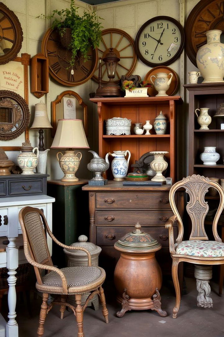 Vintage Decor and Heirloom Touches - 22 Log Cabin Interior Design Ideas