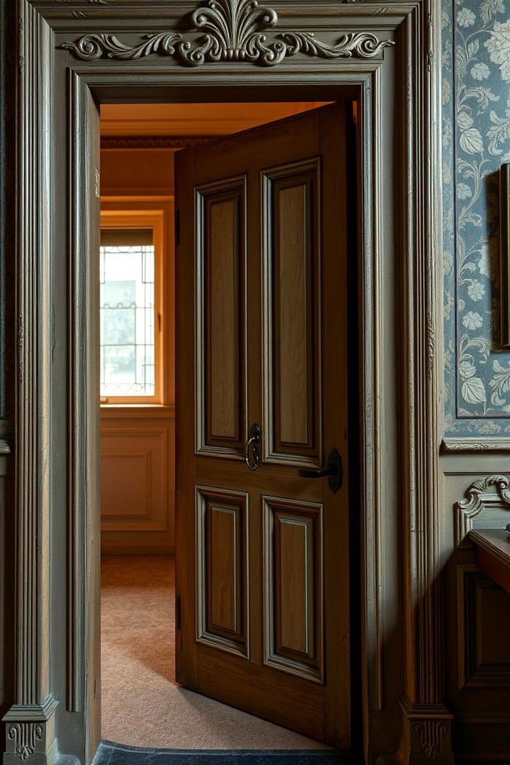 Vintage Decorative Style - 22 Door Trim Ideas