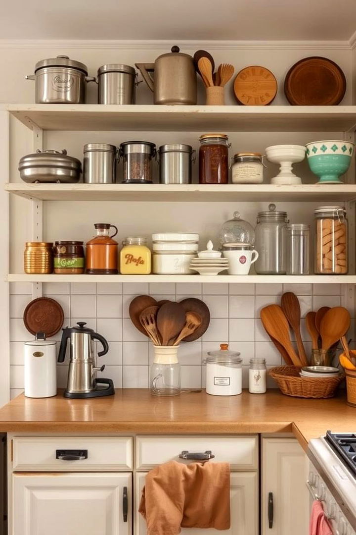Vintage Display Dynamics - 22 Open Shelving Kitchen Ideas
