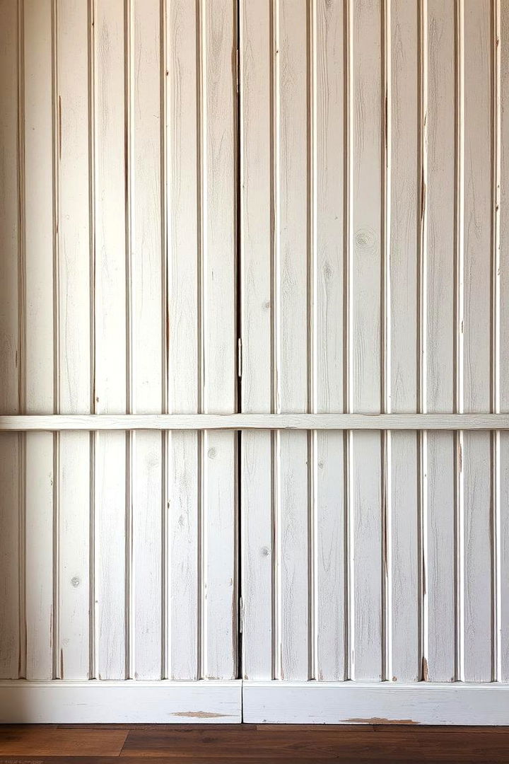 Vintage Distressed Beadboard - 22 Beadboard Wall Ideas