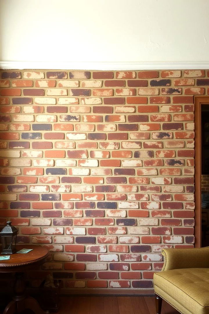 Vintage Distressed Brick Look - 22 Brick Wallpaper Ideas