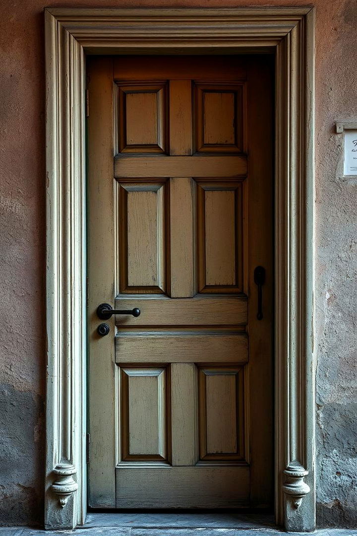 Vintage Distressed Finish Door - 22 Pantry Door Ideas