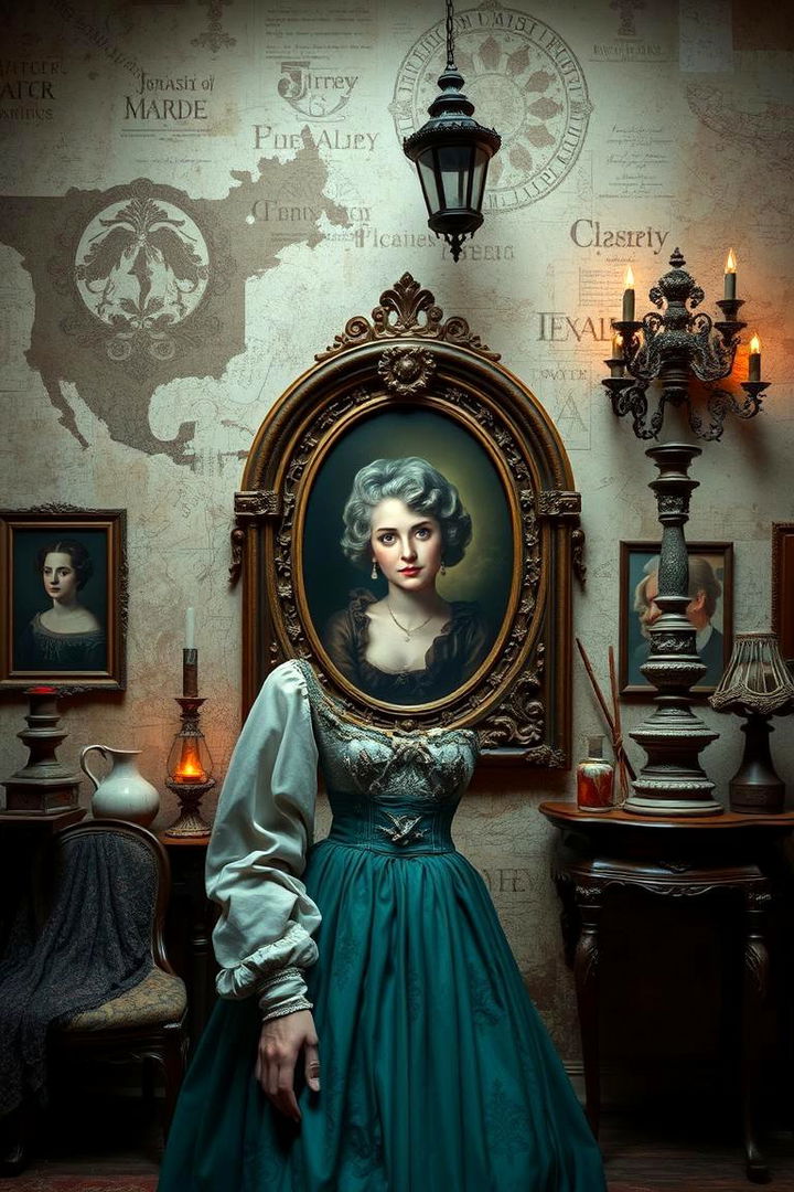 Vintage Elegance - 22 Bathroom Mural Ideas