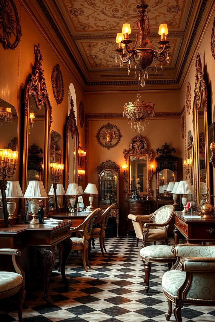 Vintage Elegance - 22 Salon Interior Design Ideas