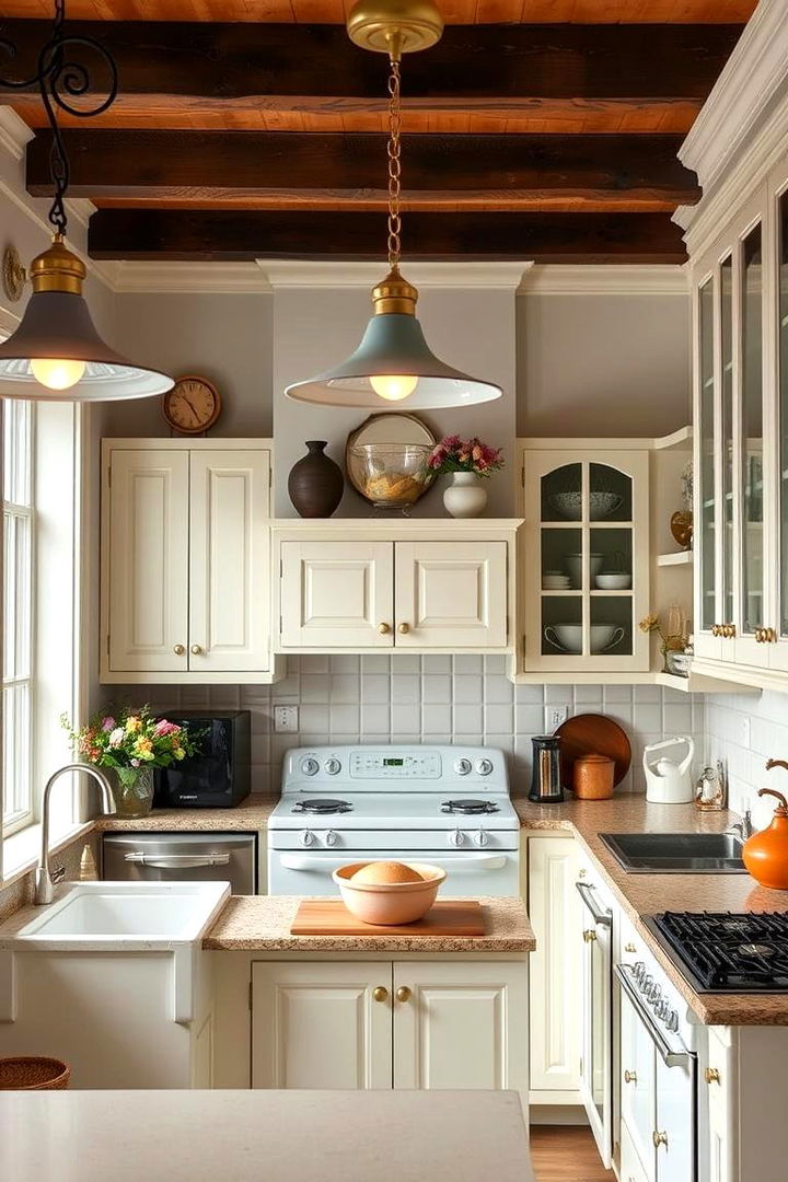 Vintage Elegance - 22 Eat in Kitchen Ideas