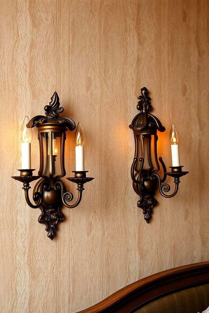 Vintage Elegance Timeless Classic Sconce Designs - 22 Bedroom Wall Sconce Ideas