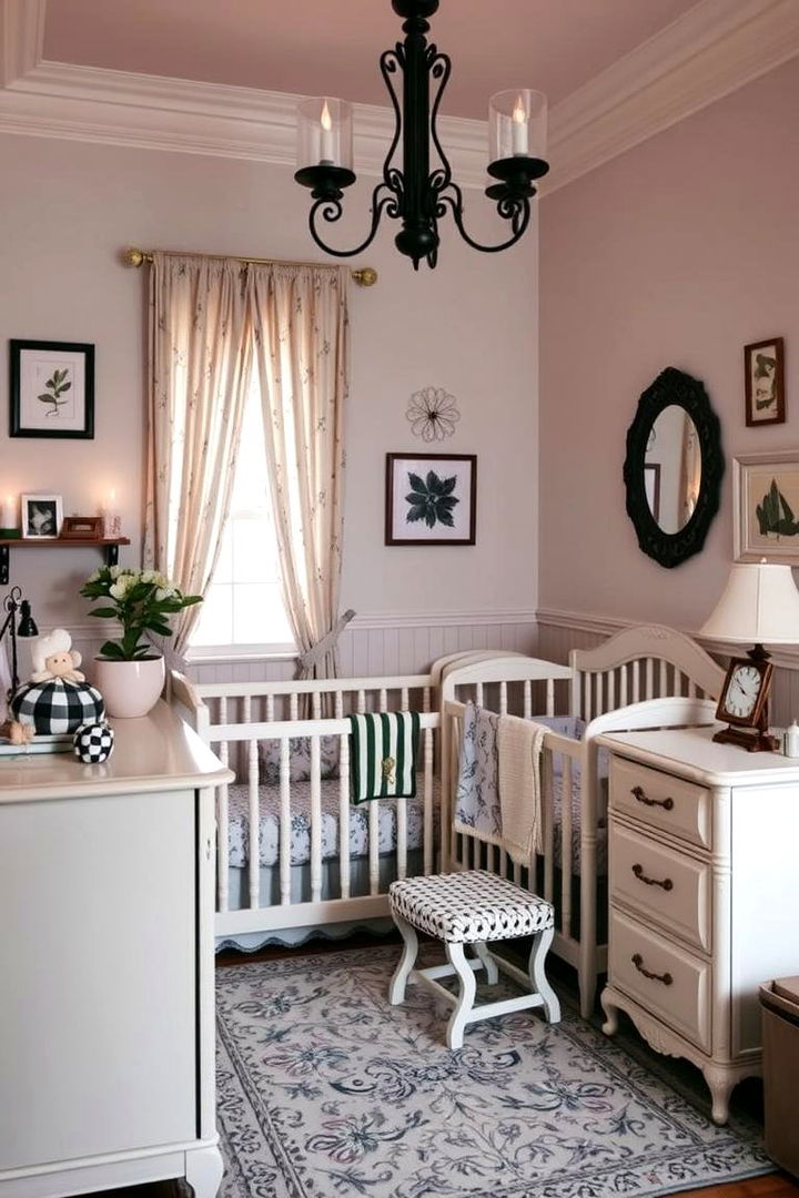 Vintage Elegance in Monochrome - 22 Black and White Nursery Ideas