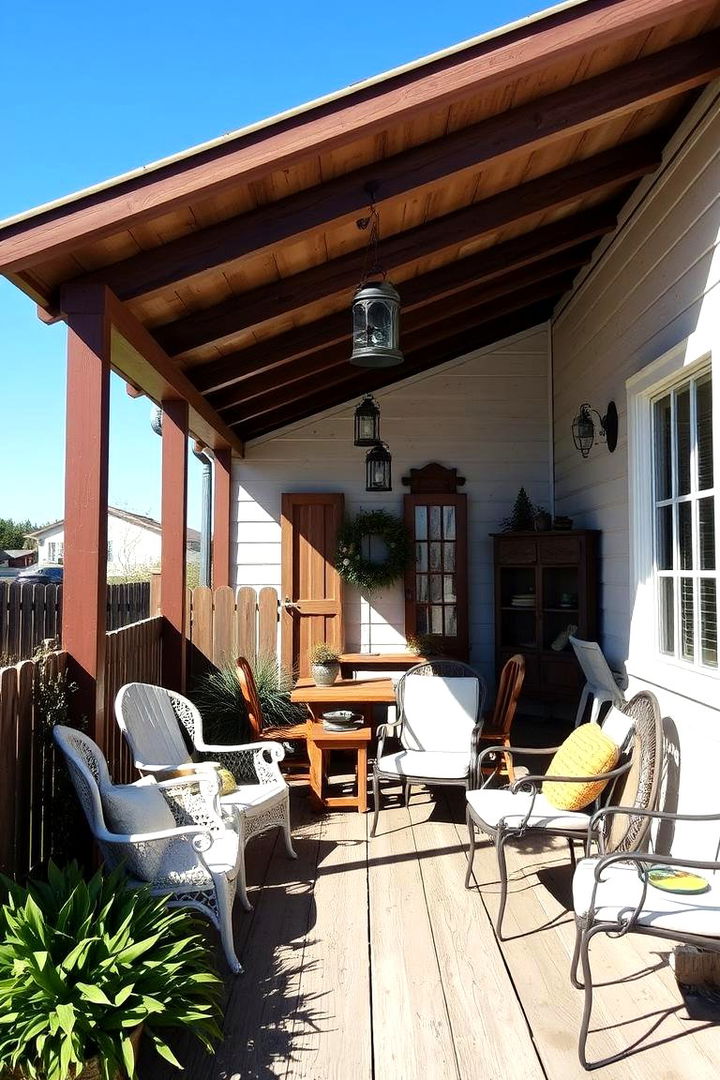 Vintage Farmhouse Decor Integration - 22 Farmhouse Patio Ideas