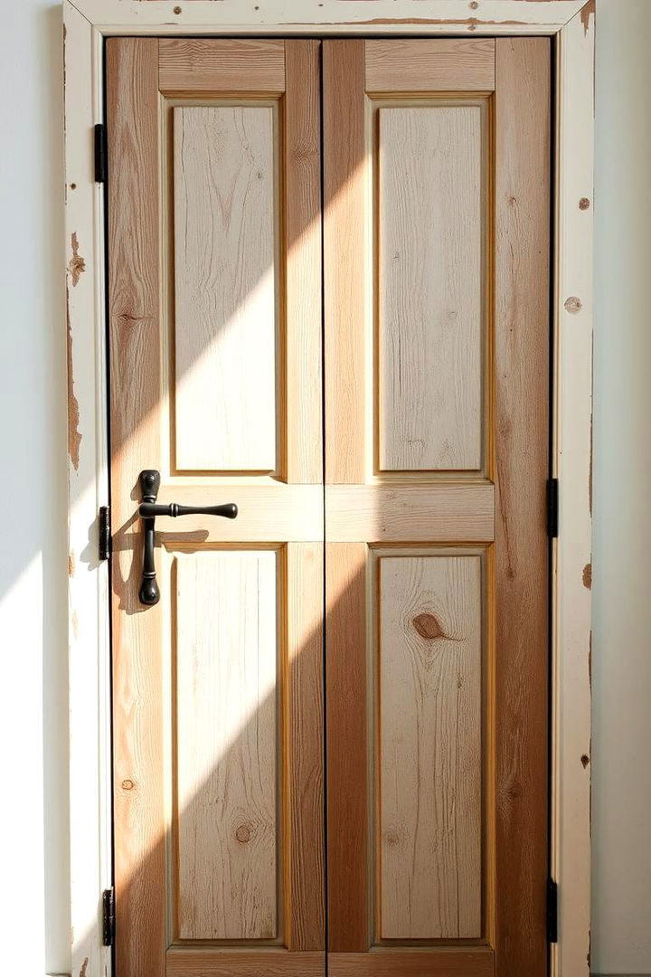 Vintage Farmhouse Door - 22 Kitchen Door Design Ideas