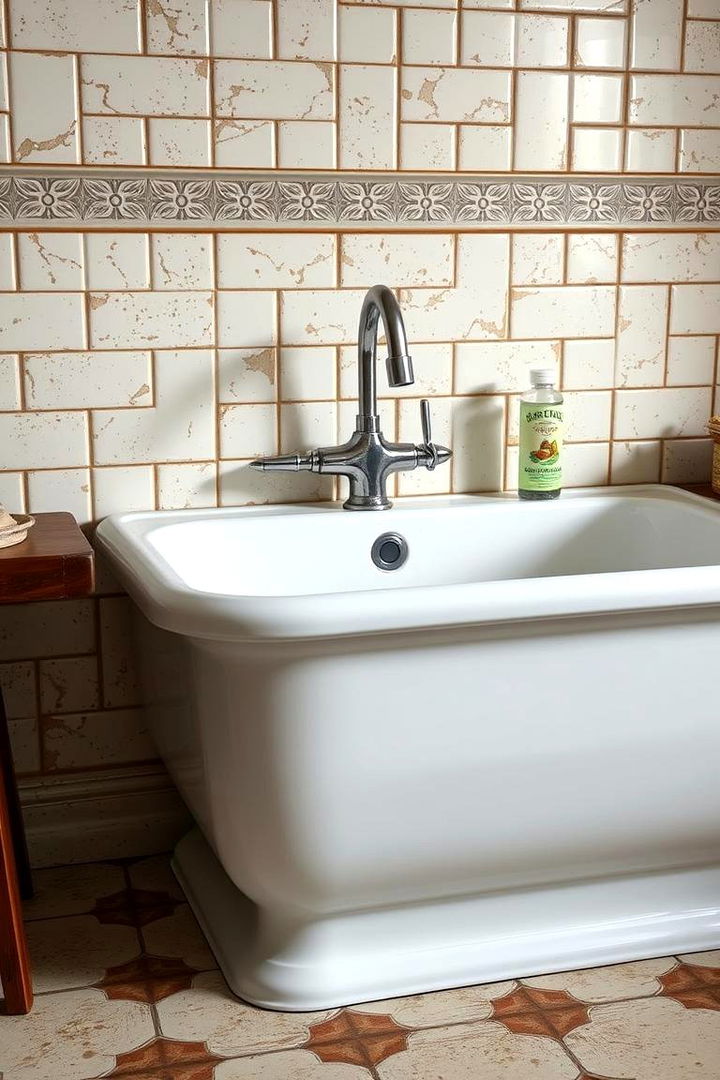 Vintage Farmhouse Sink - 22 Farmhouse Kitchen Ideas