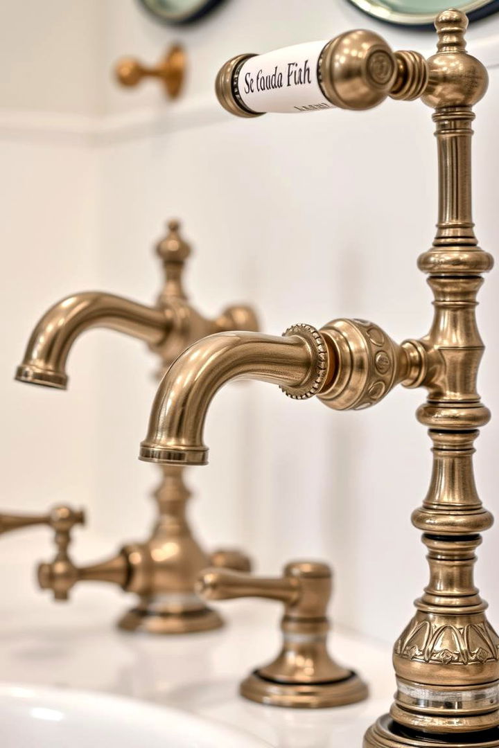 Vintage Faucets and Hardware - 22 Vintage Bathroom Ideas