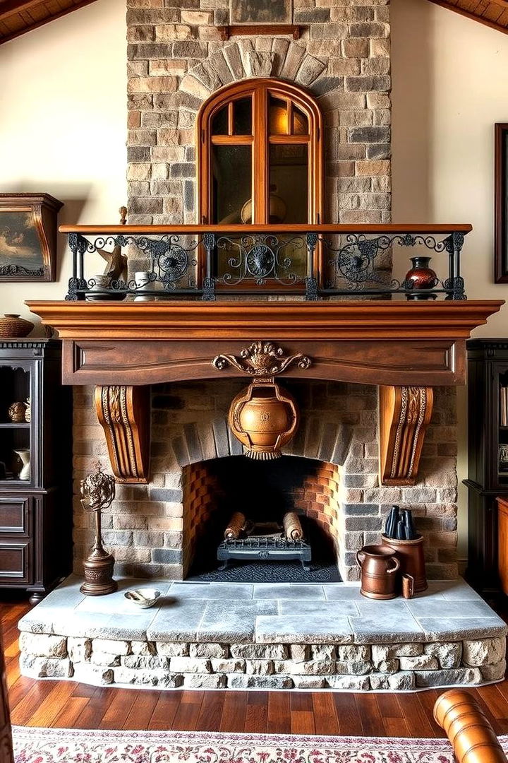Vintage Fireplace Nostalgia - 22 Two-story Fireplace Ideas