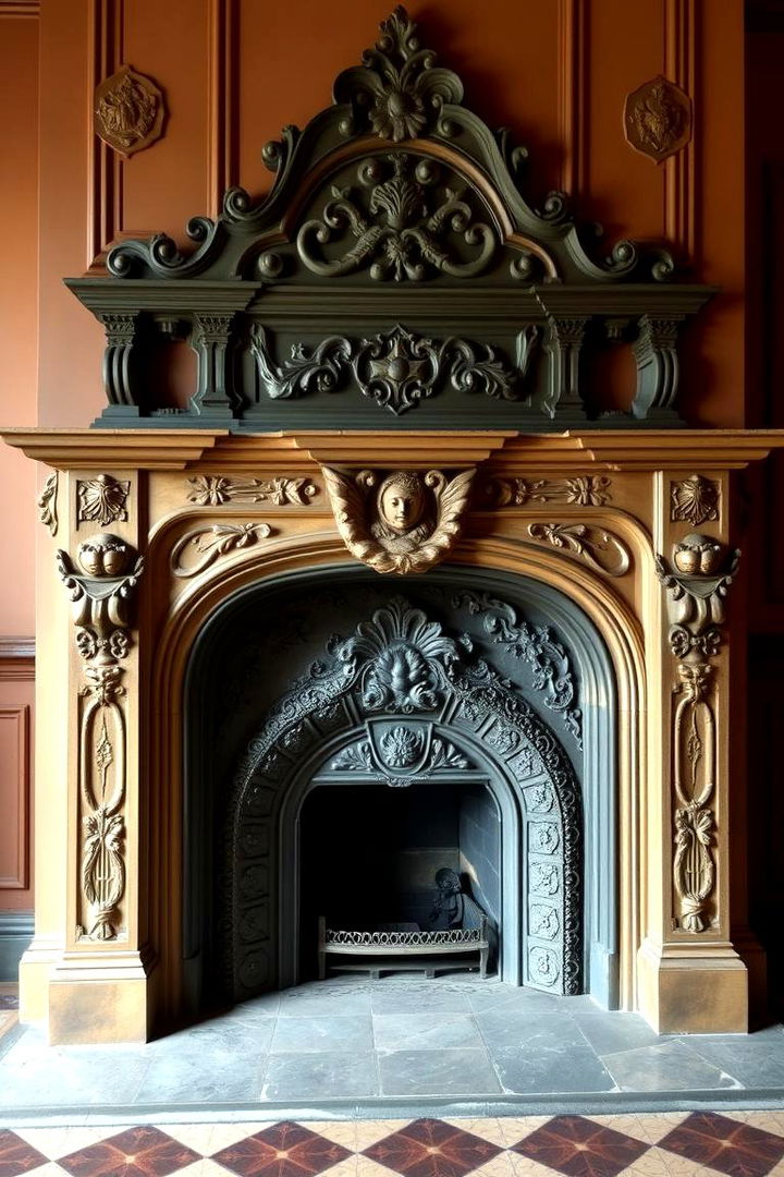 Vintage Fireplace - 22 Victorian Interior Design Ideas