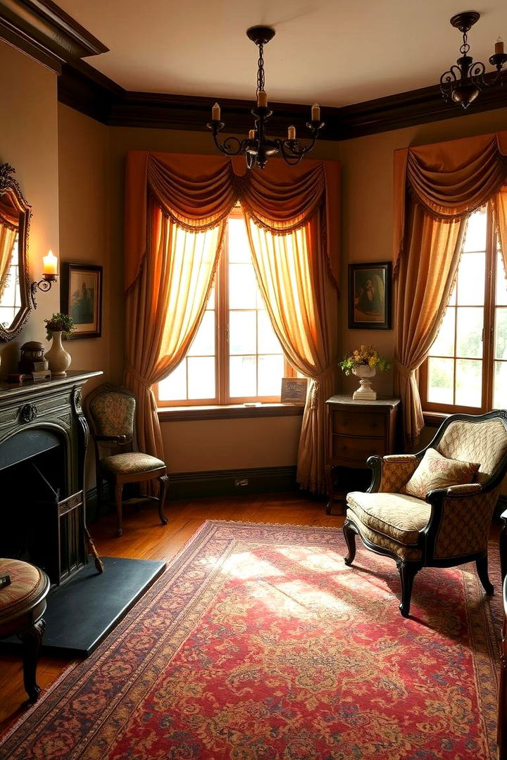 Vintage Flair Revival - 22 Fireplace Between Windows Ideas
