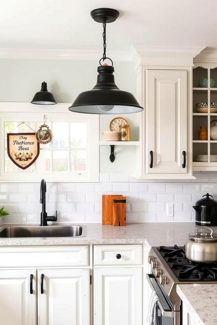 Vintage Flair in Monochrome - 22 Black and White Kitchen Ideas
