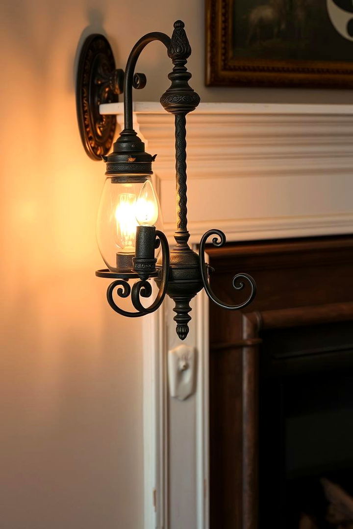 Vintage Flair - 22 Fireplace Sconces Ideas