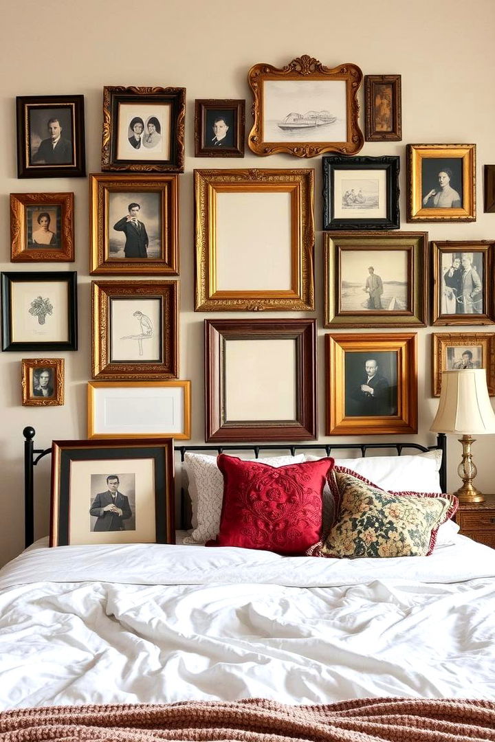 Vintage Frame Displays - 22 No Headboard Ideas
