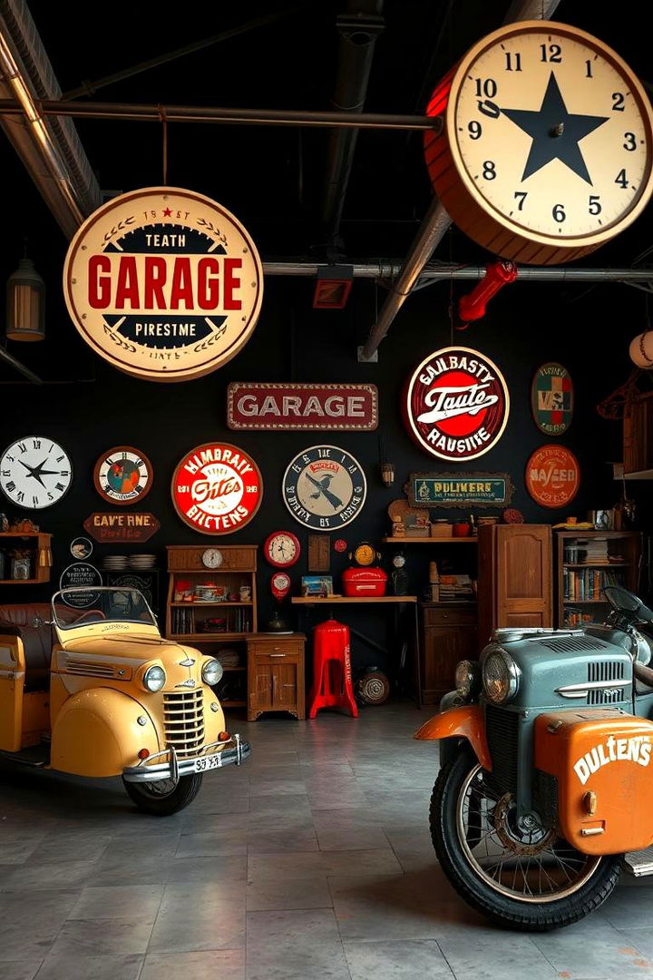 Vintage Garage Charm - 22 Black Garage Ideas