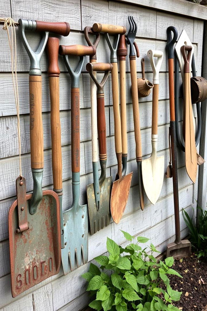 Vintage Garden Tools - 22 Garden Decor Ideas