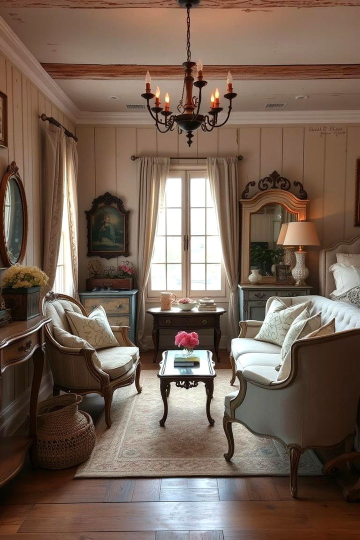 Vintage Gathering Space - 22 Bedroom Sitting Area Ideas