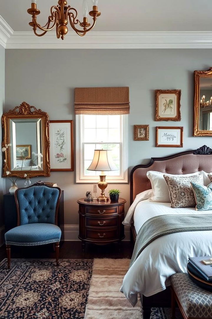 Vintage Glam Touches - 22 Glam Bedroom Ideas