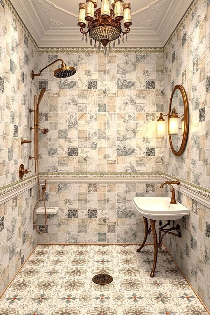 Vintage Glamour - 22 Luxury Shower Ideas